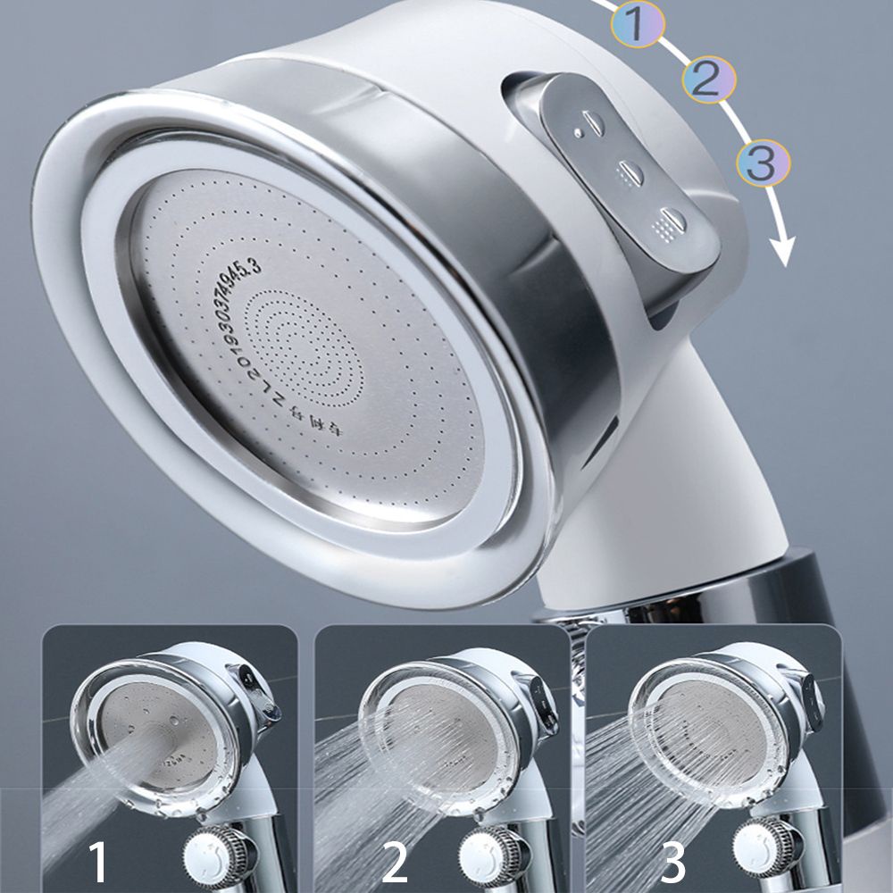 Rebuy Kepala Shower Adjustable Tekanan Tinggi Dengan Tombol On / Off + Filter Multi Warna