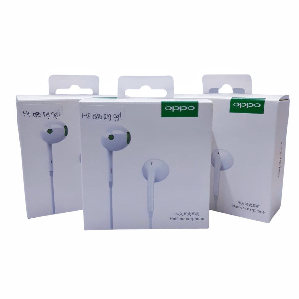 Handsfree Oppo Jack 3.5mm Headset Oppo R9 R11 R17