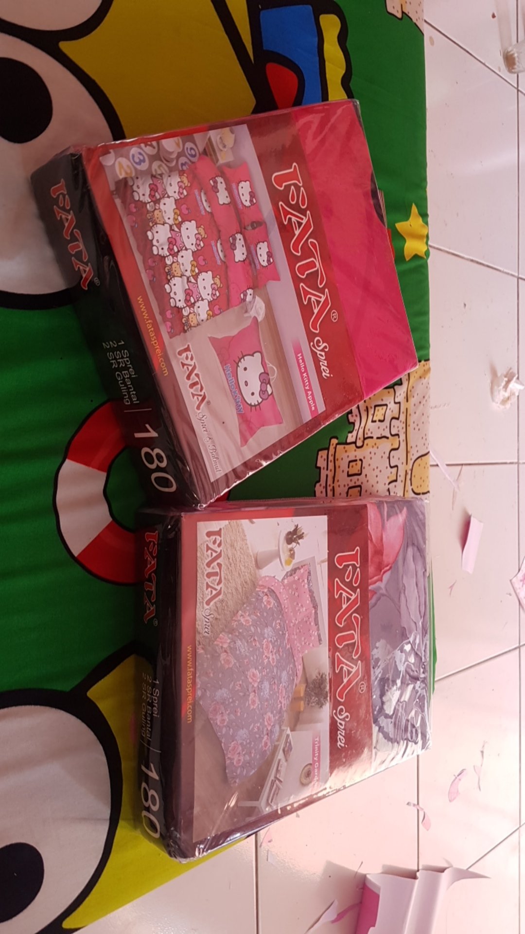 Fata_seprei Sprei Hello Kitty Apel Uk.180x200/160x200