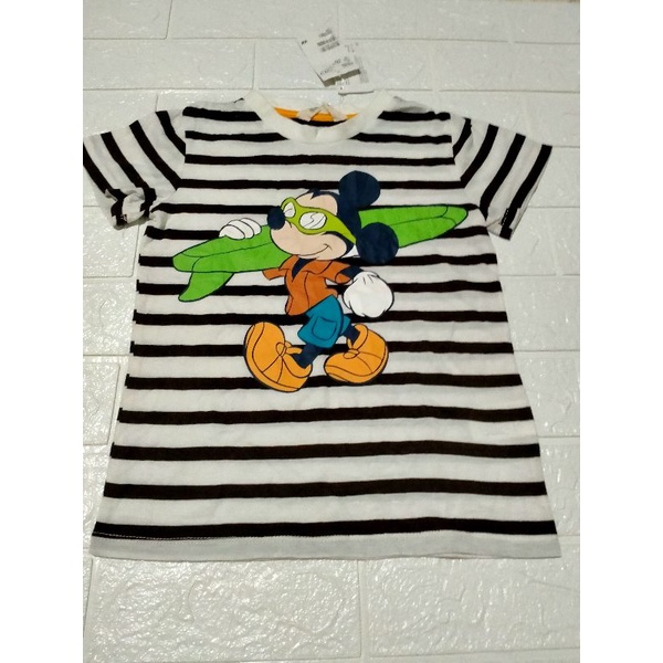 New With Tag Kaos Anak H&M Kids Mickey Mouse New H&M Baby Shirt Bukan Preloved Kaos Bayi HnM Baby Bu