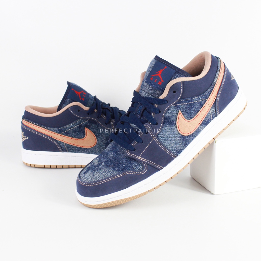 Air Jordan 1 Low SE Denim 100% Original BNIB