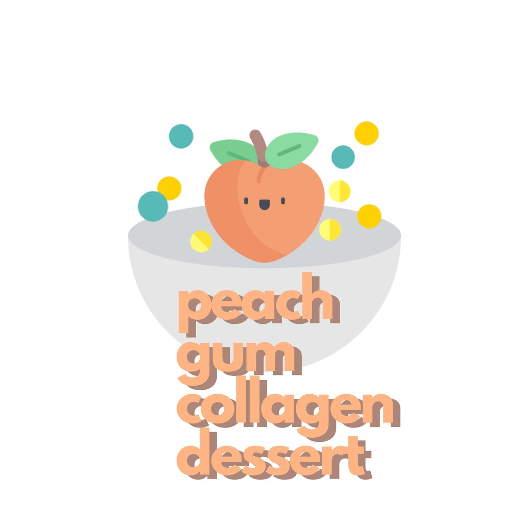Peach Gum Collagen Dessert