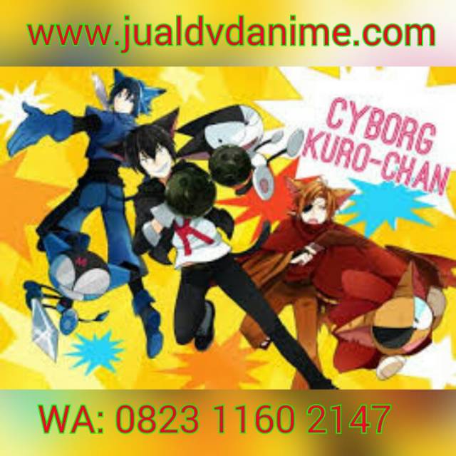 Dvd Anime Cyborg Kurochan Lengkap