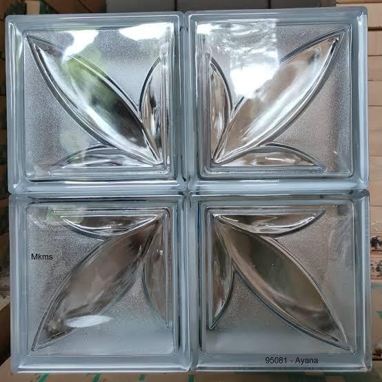 GLASS BLOCK GLASSBLOK MULIA AYANA per dus isi 6pcs