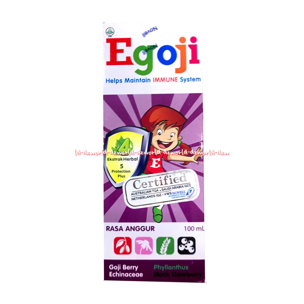 Egoji Help Maintainimmune System 100ml Vitamin Anak Rasa Anggur Imun Meningkatkan Respon Sistem Kekebalan Tubuh Anak