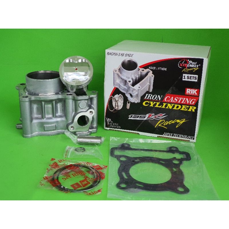 BLOK BORE UP SIZE 57 MM YAMAHA JUPITER MX / VIXION / MX KING / R15 V2 / MX NEW (150CC) XTR RACING