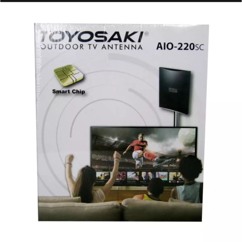 Antena TV Digital/Analog Toyosaki AIO 220 Indoor/Outdoor