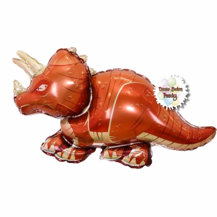 Balon Foil Dinosaurus / Balon Dinosaurus TRICERAPTOR Jumbo