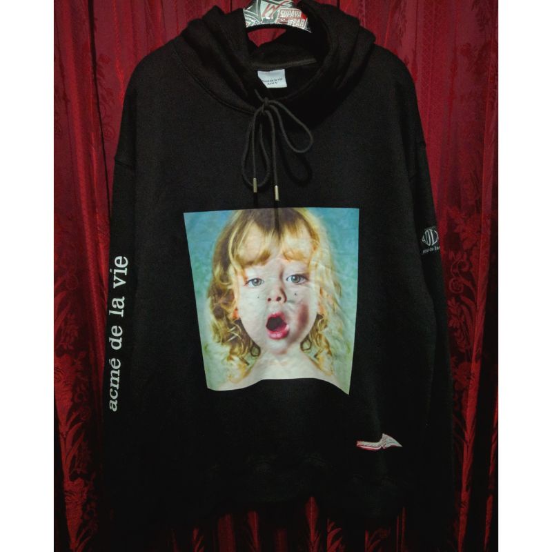 ADLV Baby Face Black Jewelry Hoodie acme de la vie preloved Jaket Hoodie lisa blackpink