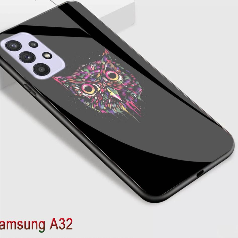 Ω Soft Case Glass For Samsung A32 - Case Samsung A32 - Casing Samsung A32 -Softcase Samsung A32-(TM8
