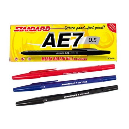 

Bolpen Pulpen Bolpoin Standard AE7 / AE-7