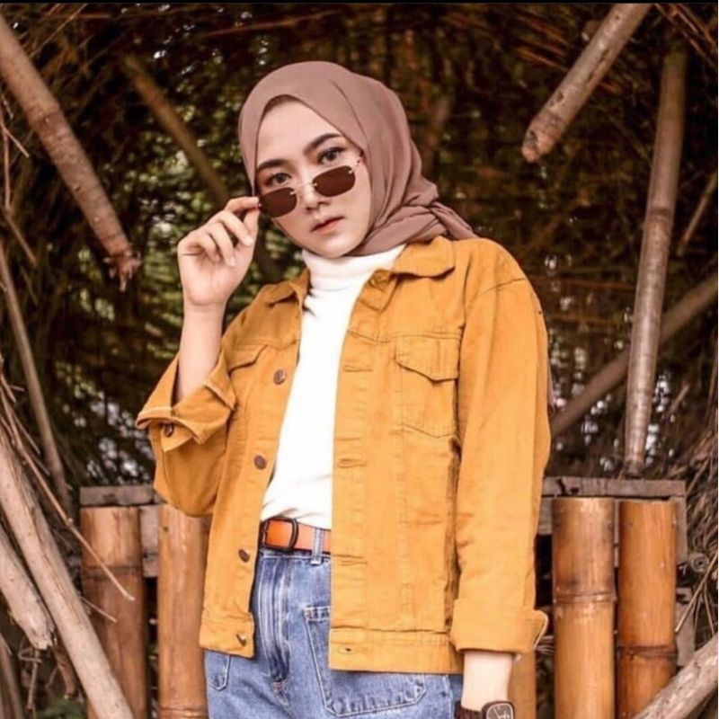 JAKET BIONDY WANITA // JAKET JEANS WARNA