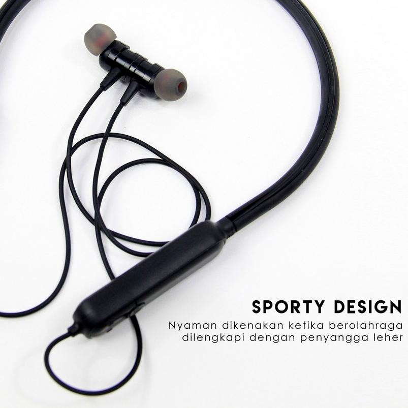 ➱ HANDSFREE /HEADSET/EARPHONE BLUETOOTH SPORT NECKBAND MQ- MI & M2 MAGHNETIC (MQ555) ✪