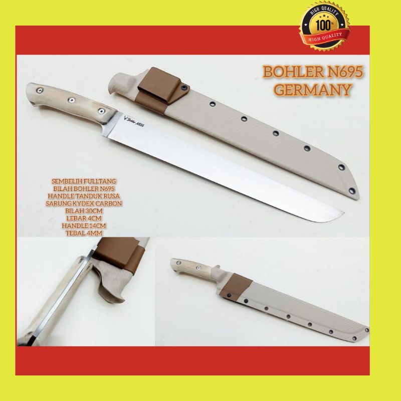 PISAU SEMBELIH BOHLER N695 GERMANY KUALITAS SUPER PREMIUM