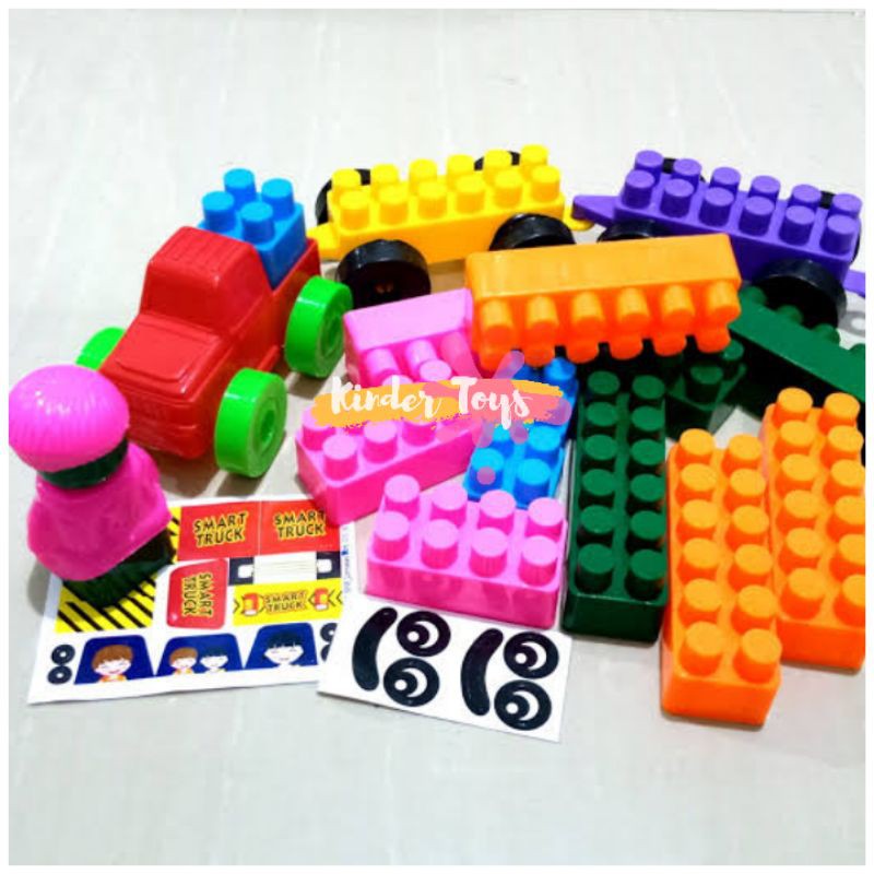 Sale Mainan Block Lego besar set kereta dan mobil