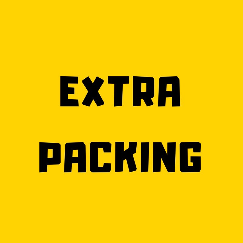 

Extra Packing ( Dus / Butiran styrofoam / Bubble Wrap)