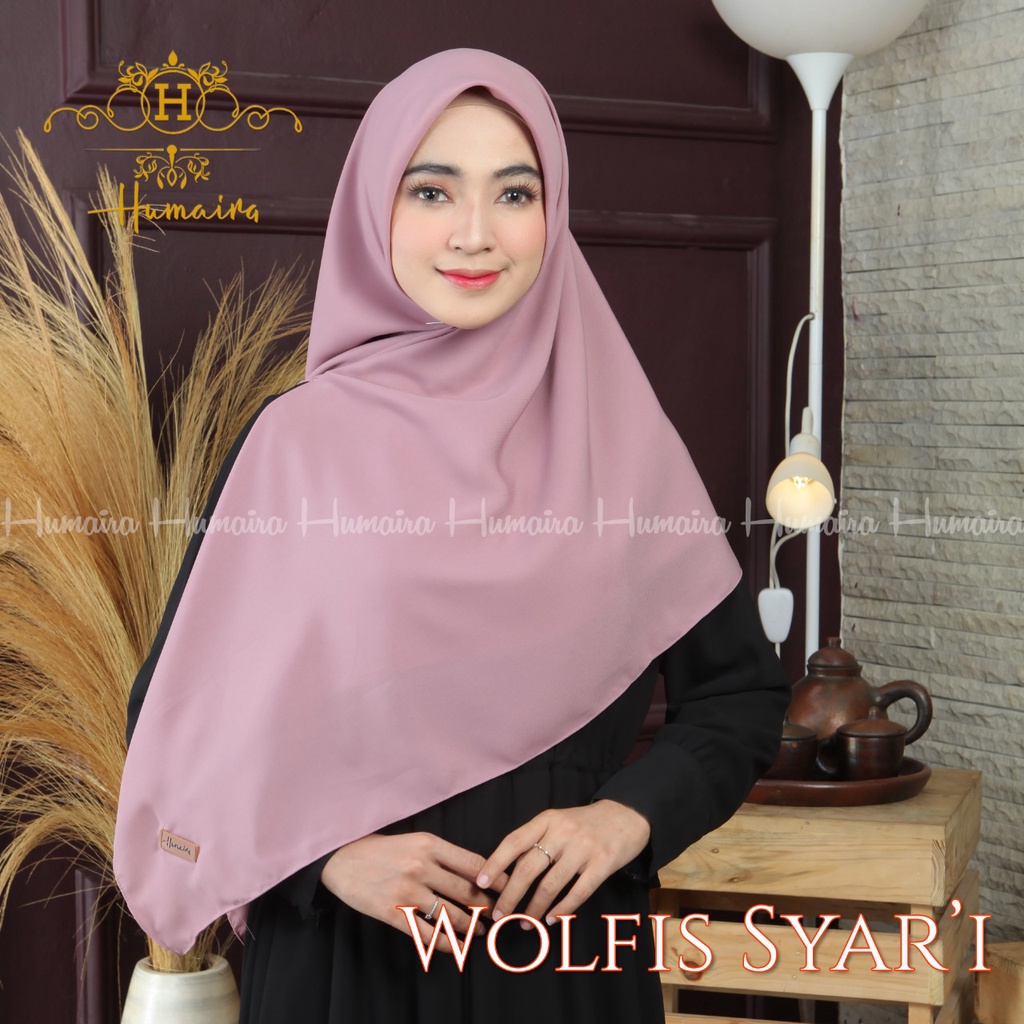 Segiempat Syari Wolfis Premium 130x130 cm