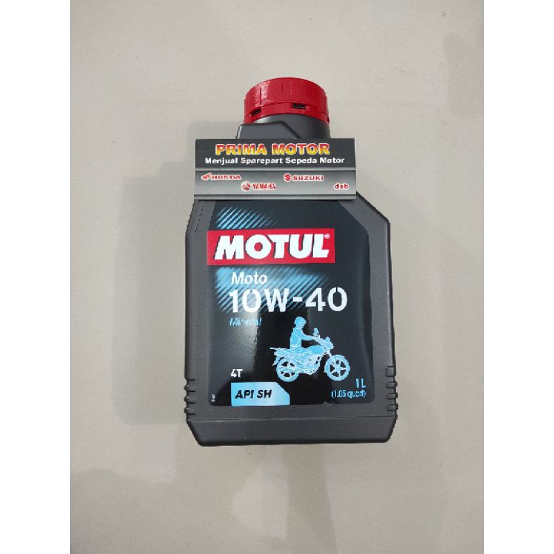 OLI MOTUL MOTO 4T 10W 40 MINERAL OLI MESIN MOTUL 4T ORI