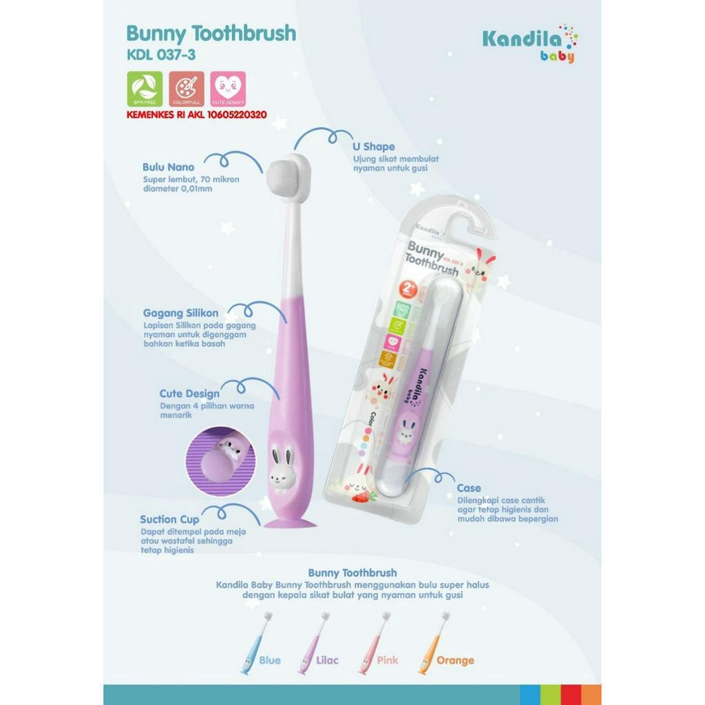 Sikat Lidah &amp; Gigi Kandila Toothbrush KDL037 037-4 037-7 037-8