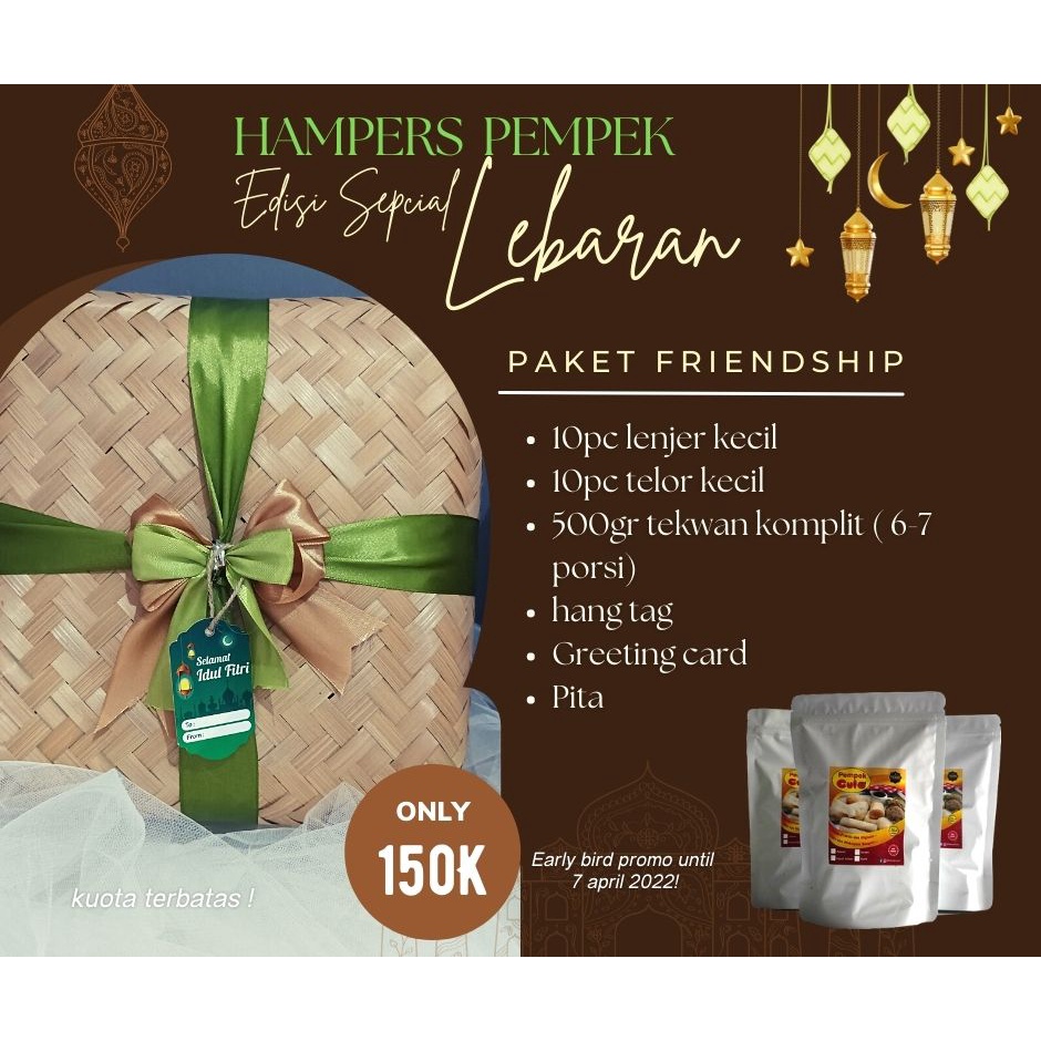 

Hampers Pempek (ready setiap hari selama ramadhan)