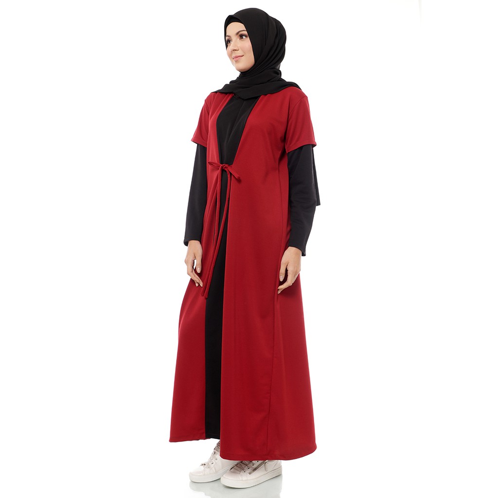 Mybamus Two Tone Elula Dress - Gamis Muslim - Gamis Busui-3