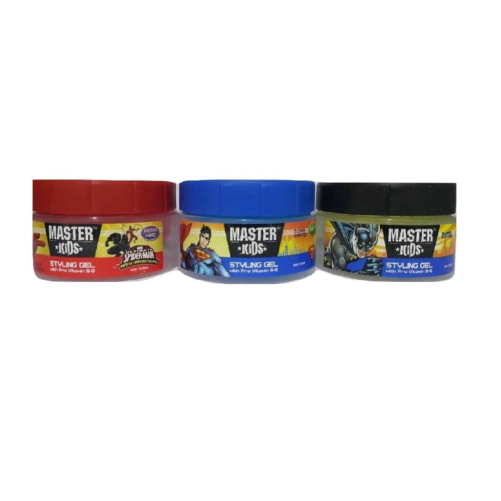 Master Kids Styling Gel 75gr Jar (Kemasan Baru)