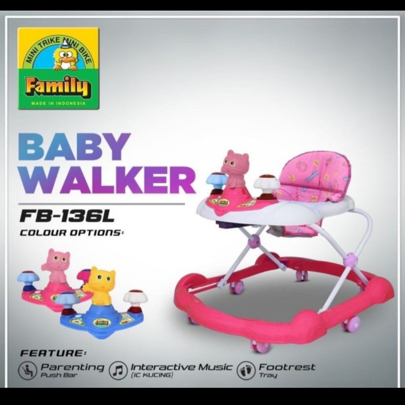 Baby Walker Family tipe FB 136 Murah Ori