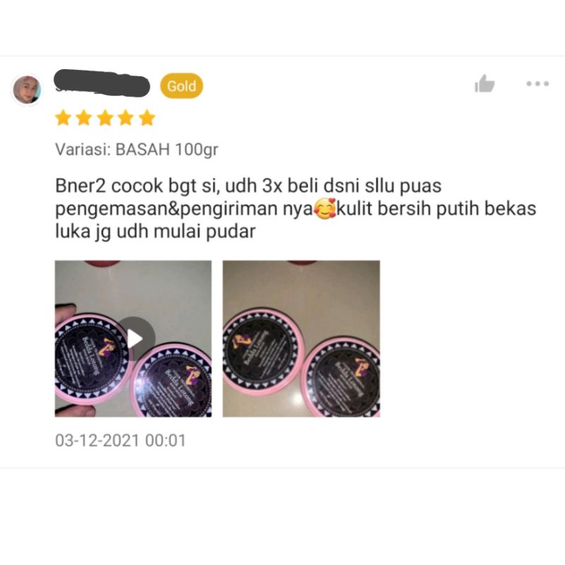 TERMURAH Lulur bedda lotong asli 100gr/ Lulur Beddak Lotong Asli