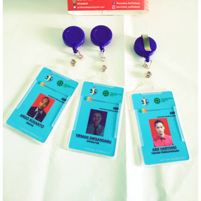 

Id card Lengkap / Name Tag Lengkap / peket id card, gantungan + casing + gantungan
