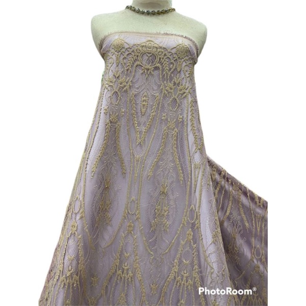 KAIN BROKAT SANTILY(POTONGAN/PANEL)KAIN KEBAYA BLOUSE GAMIS ATASAN GAUN DRESS MAXIDRESS SERGAM,PESTA