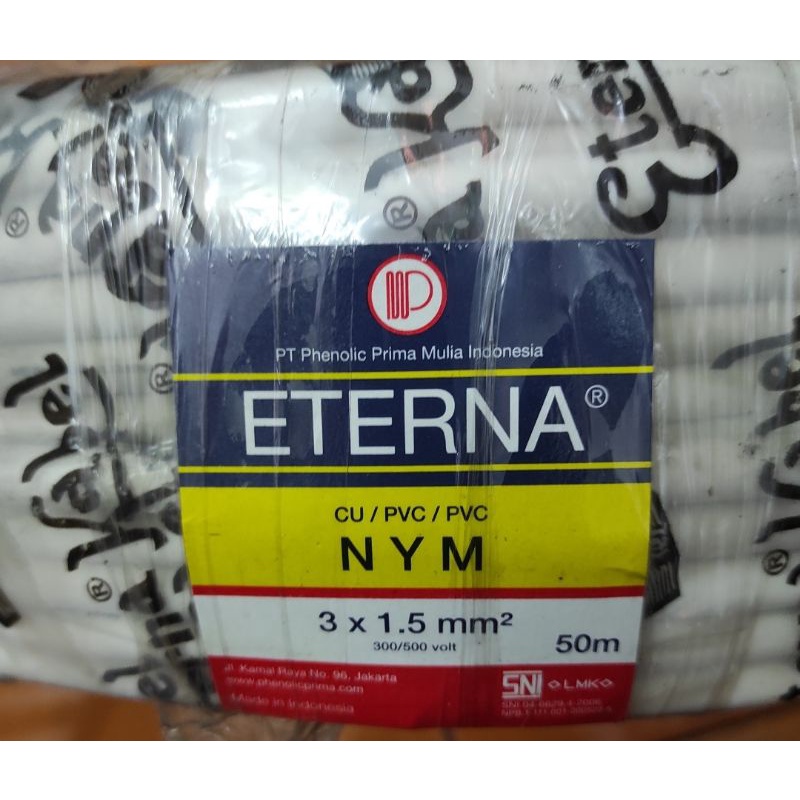 Kabel NYM 3X1.5 50 Meter - Eterna