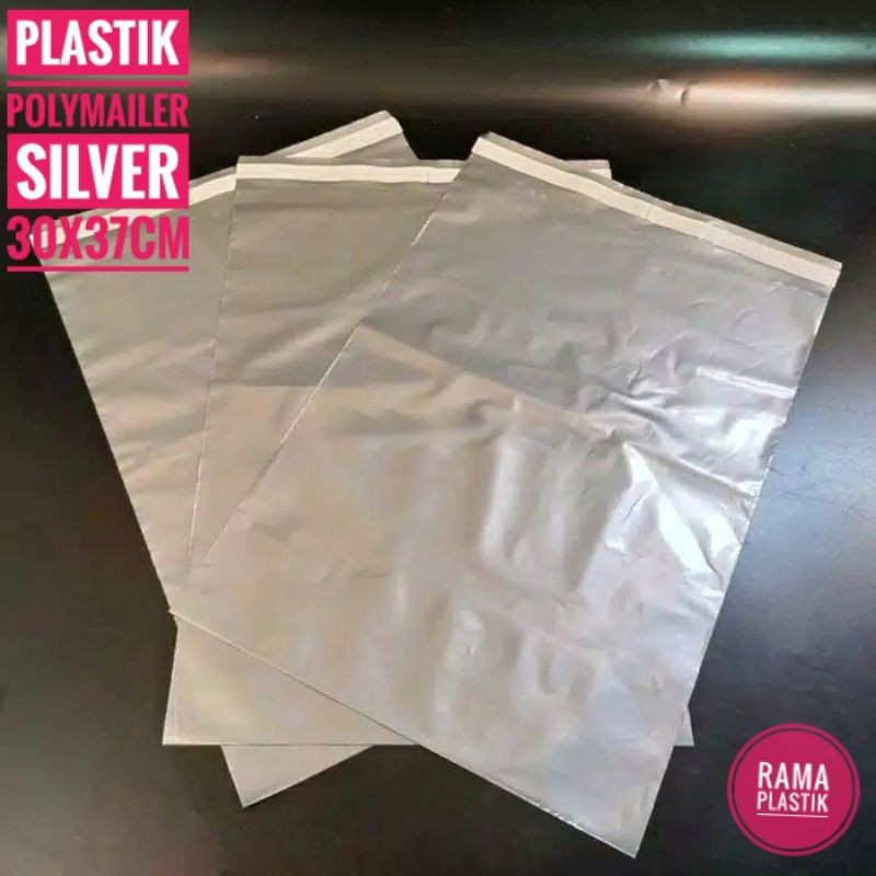 

Plastik polymailer silver 30x37cm /plastik Online