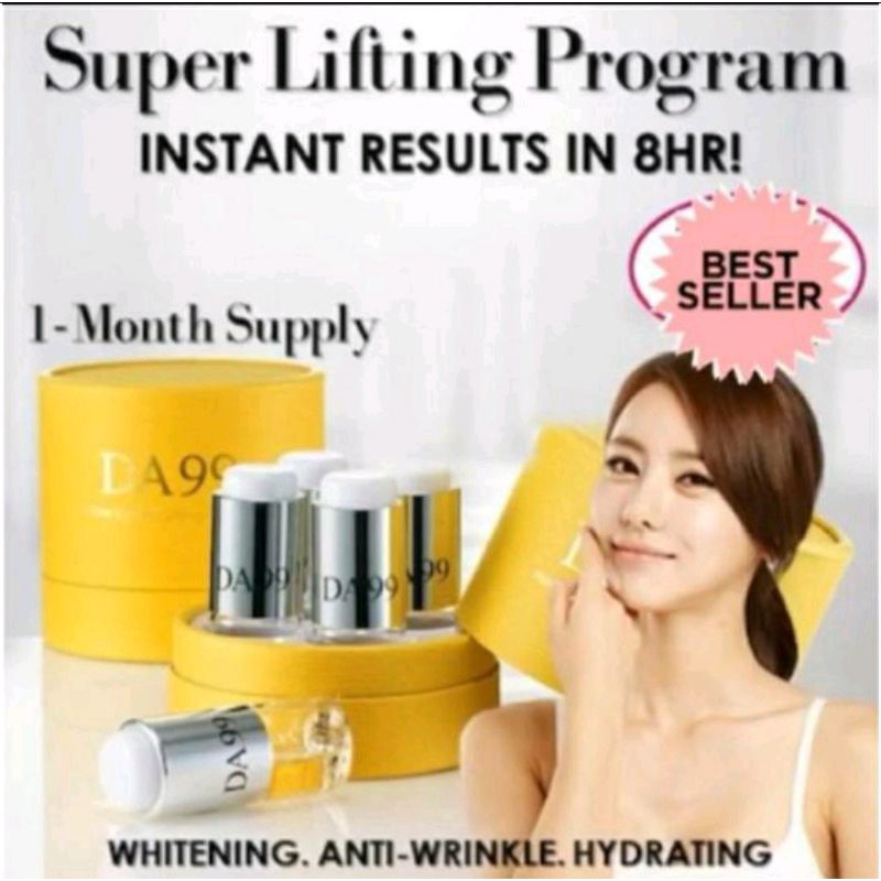 DA99 Tanam Benang Tanpa Jarum Thread Lift Super Lifting Program Serum Glowing Home Lifting