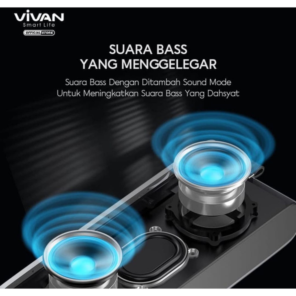 KHANZAACC Speaker Bluetooth VIVAN VS10 HI-Fi Waterproof IPX7 10W Mega Bass