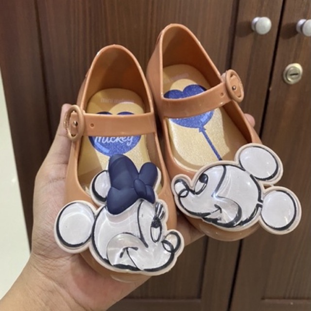 Sepatu sandal anak minimelissa disney import