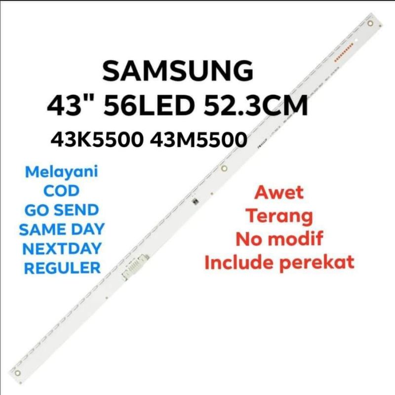 LAMPU LED BL SAMSUNG UA43K5500 43K5500 UA43M5500 43M550 UA43K5500AK UA43M550AK