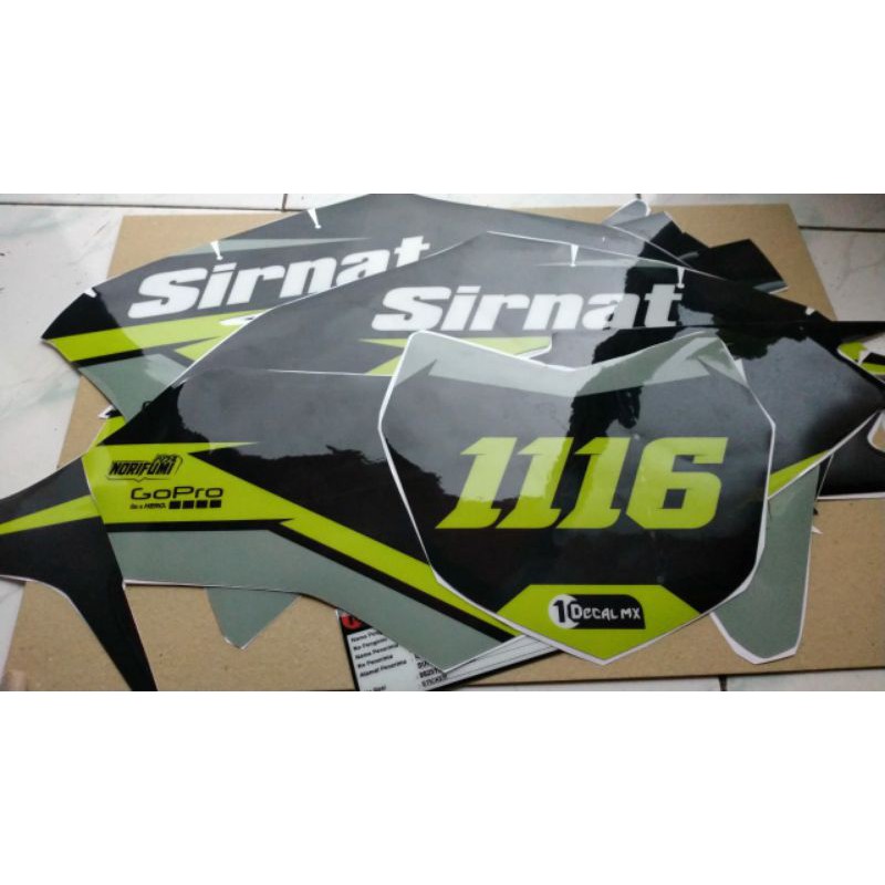 Decal KLX 230, CRF 150 L, KLX BF, KLX DTRACKER, KLX GORDON, MAXDECAL HD-GRIP LAMINATION 400 MICRON