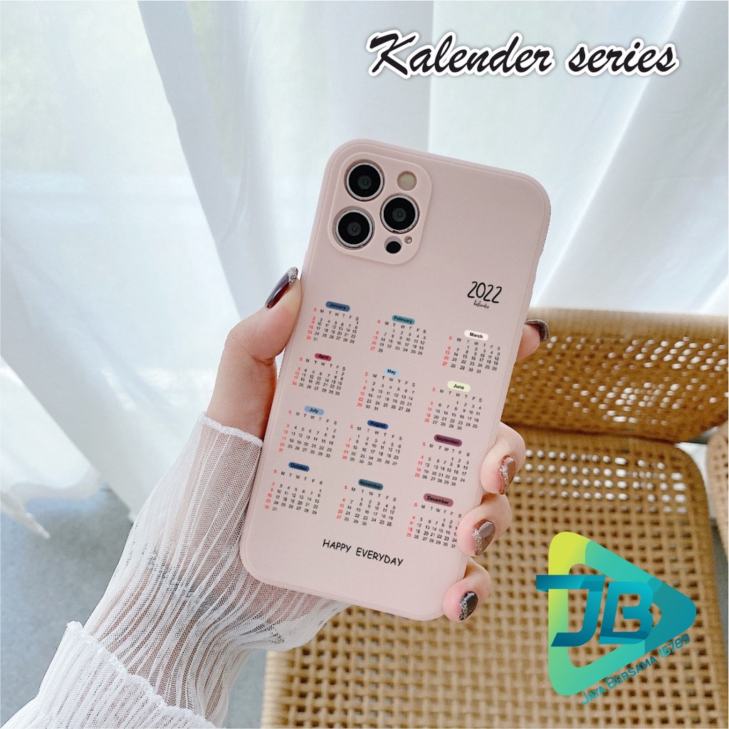 CASE CASING SOFTCASE SILIKON MACARON PELINDUNG KAMERA KALENDER SERIES OPPO VIVO SAMSUNG XIAOMI REALME IPHONE ALL TYPE JB5576