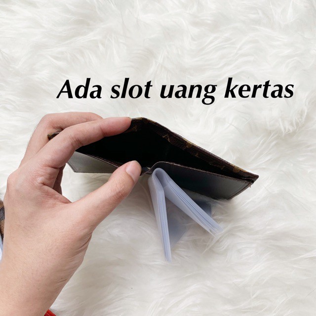 Dompet kartu KARET LV card holder