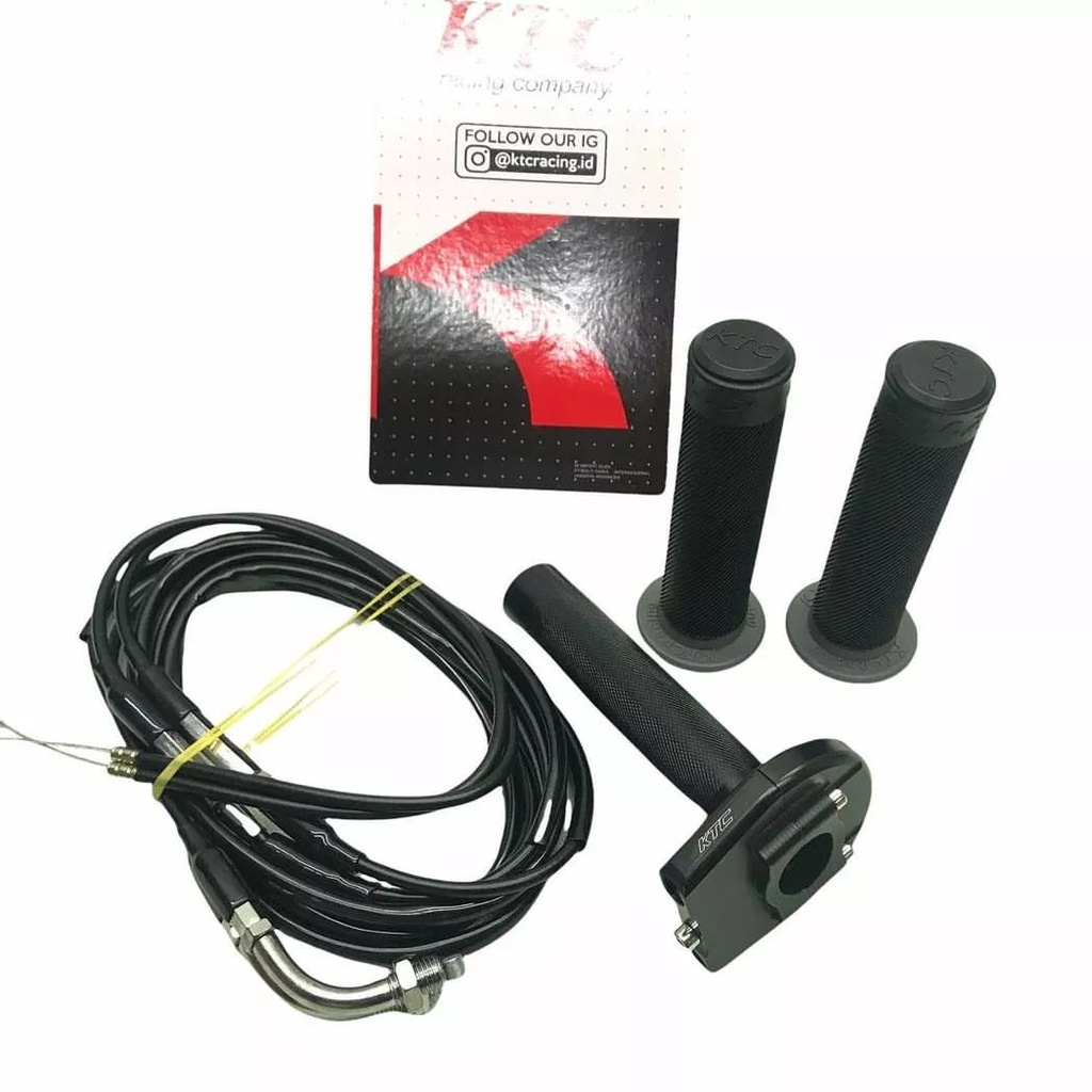 Gas Spontan KTC Kytaco 2 Kabel AT-02 CNC Universal NMAX Aerox 155 Lexi vario spacy  nmax aerox lexy 