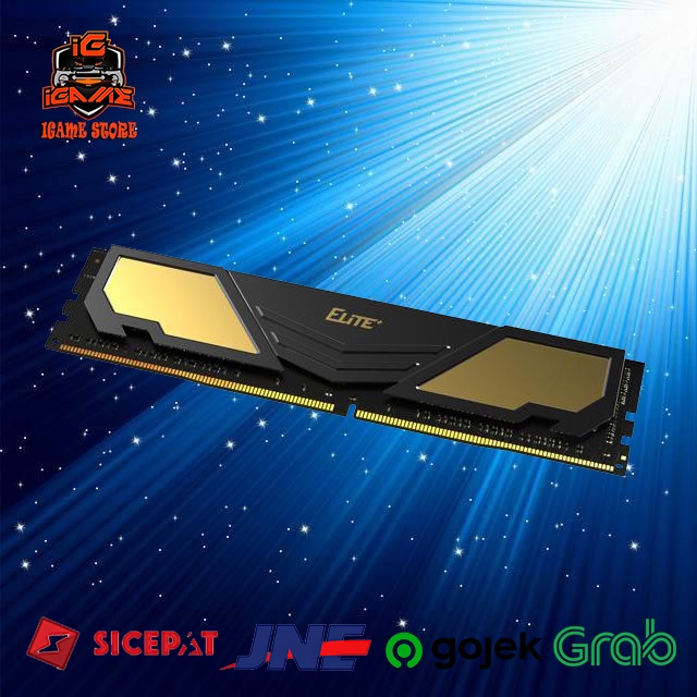 Team Elite Plus Gold DDR4 16GB 3200MHz (Resmi,Grs Lifetime) TOP MARKO GAN