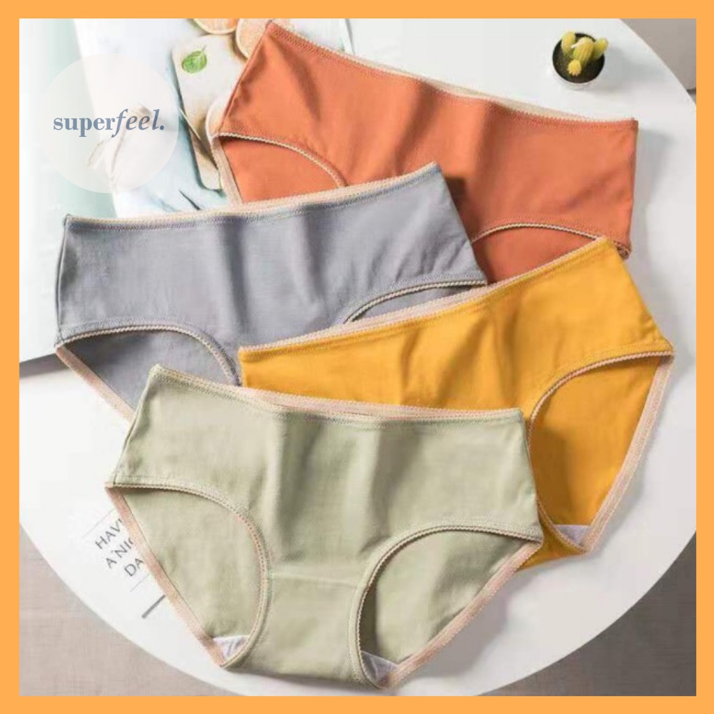 SFL KOLOR CD WANITA PANTY PEREMPUAN KATUN SPANDEX HALUS KATOK NYAMAN KOLOR SEXY 156