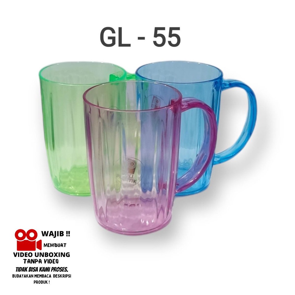 GELAS GAGANG GELAS BENING VN GL-55