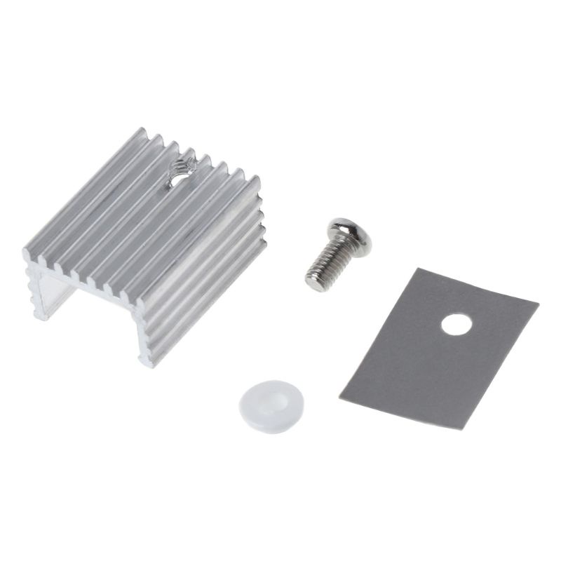 Bt 10pcs 20x15x10MM Aluminium TO-220 Heatsink Ke 220 Heat Sink Transistor Radiator TO220 Pendingin Cooling Pad