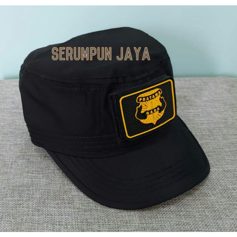 TOPI KOMANDO GADA PRATAMA - TOPI GADA PRATAMA - TOPI KOMANDO GADA PRATAMA VELCRO 2 PATCH