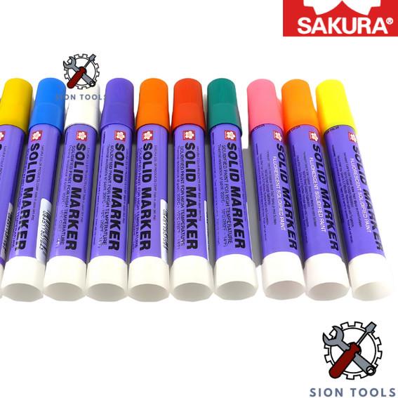 

➽ SAKURA SOLID STEEL MARKER / SPIDOL PENANDA BESI PERMANEN - Merah ➹