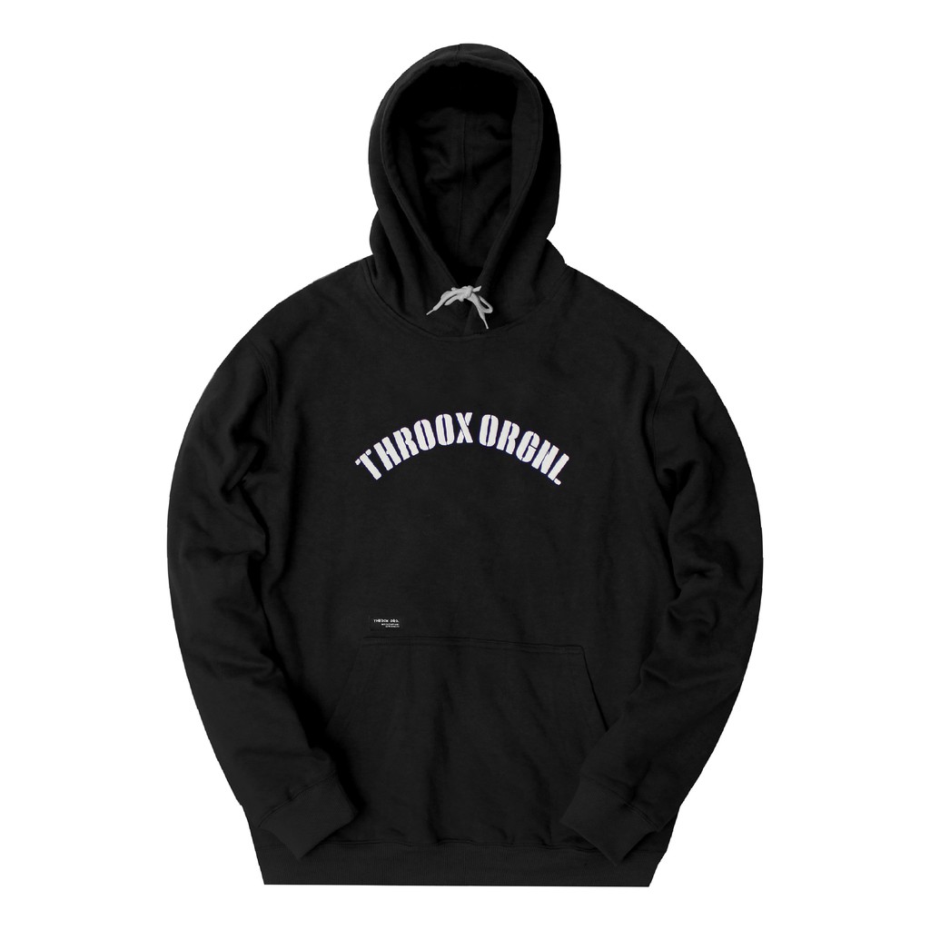 Throoxoriginal Jaket Hitam Ceballos Black || Hoodie Throox