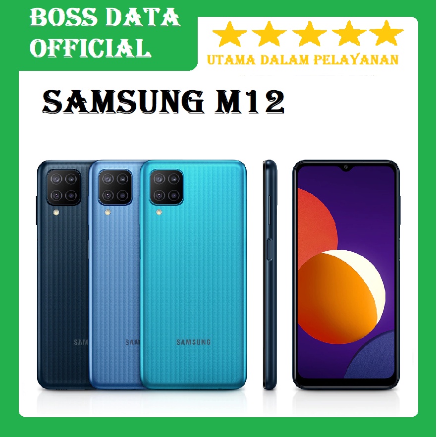 Samsung Galaxy M12 4GB/64GB 3GB/32GB GARANSI RESMI