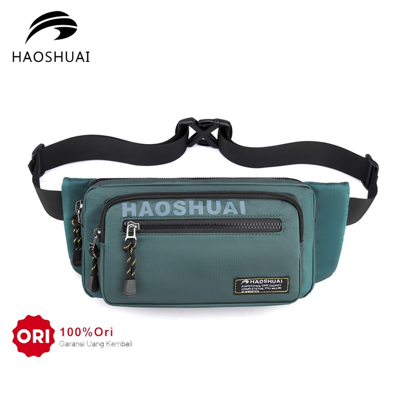 HAOSHUAI 5115 Tas Selempang Pria Wanita Waistbag Waterproof WATCHKITE WKOS