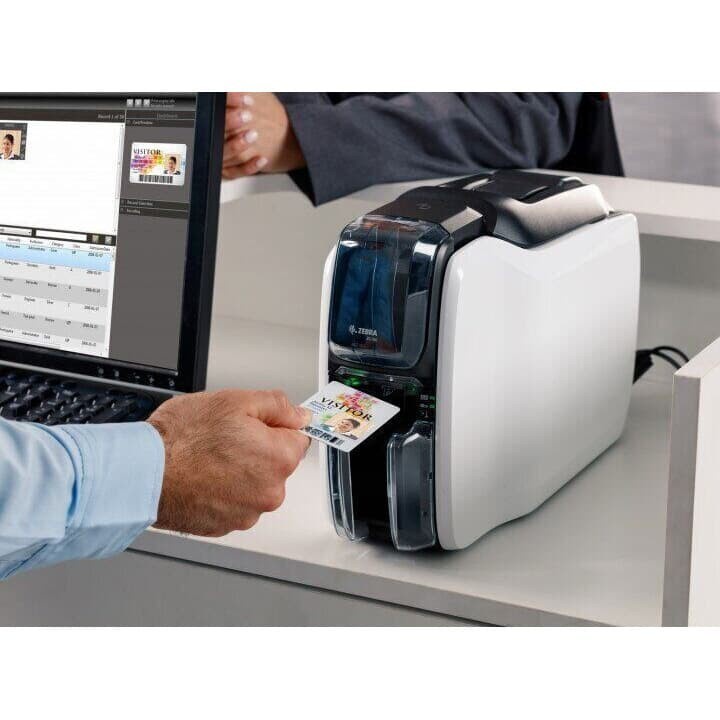 Printer ID Card Zebra ZC100 Single Sided Printer kartu